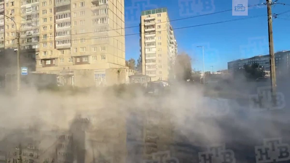 В Колпино произошла первая коммунальная авария отопительного сезона