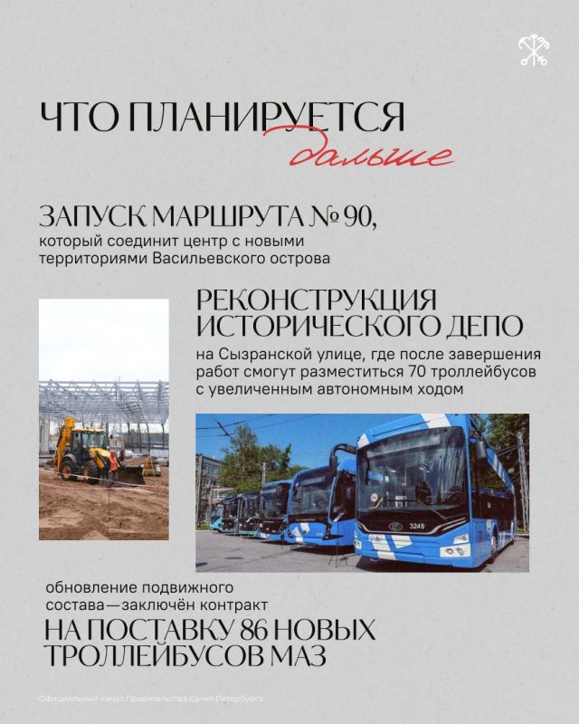 Сегодня петербургский троллейбус отмечает 90-летие! Сегодня петербургский троллейбус отмечает 90-летие!