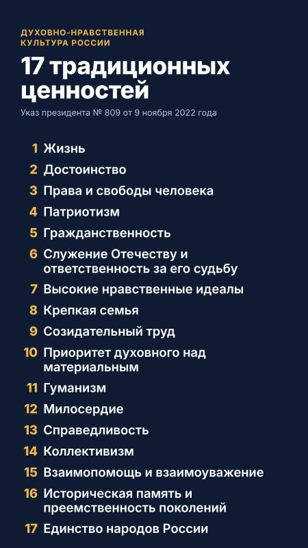 Курс духовно-нравственной культуры в школах выстроят вокруг 17 ценностей
