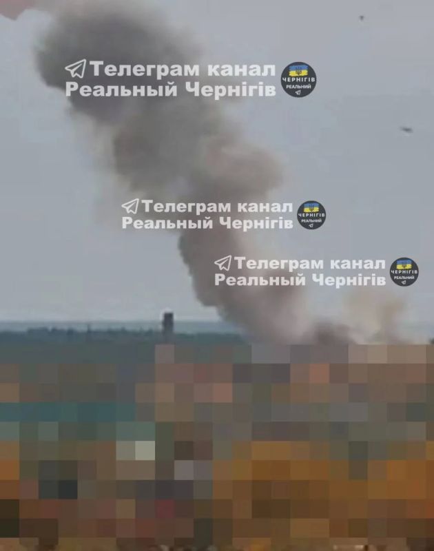 В результате ударов по Чернигову поражен и загорелся очередной терминал "Новой почты"