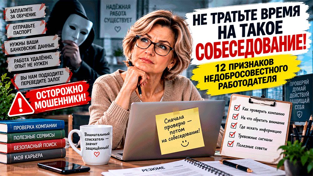12 тревожных сигналов на собеседовании: когда от вакансии лучше отказаться