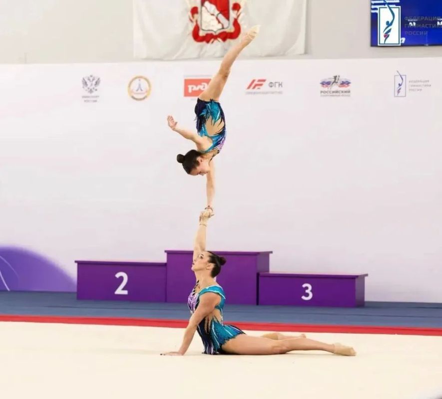 Петербургские спортсмены мастерски выступили на Кубке России по спортивной акробатике в Воронеже!