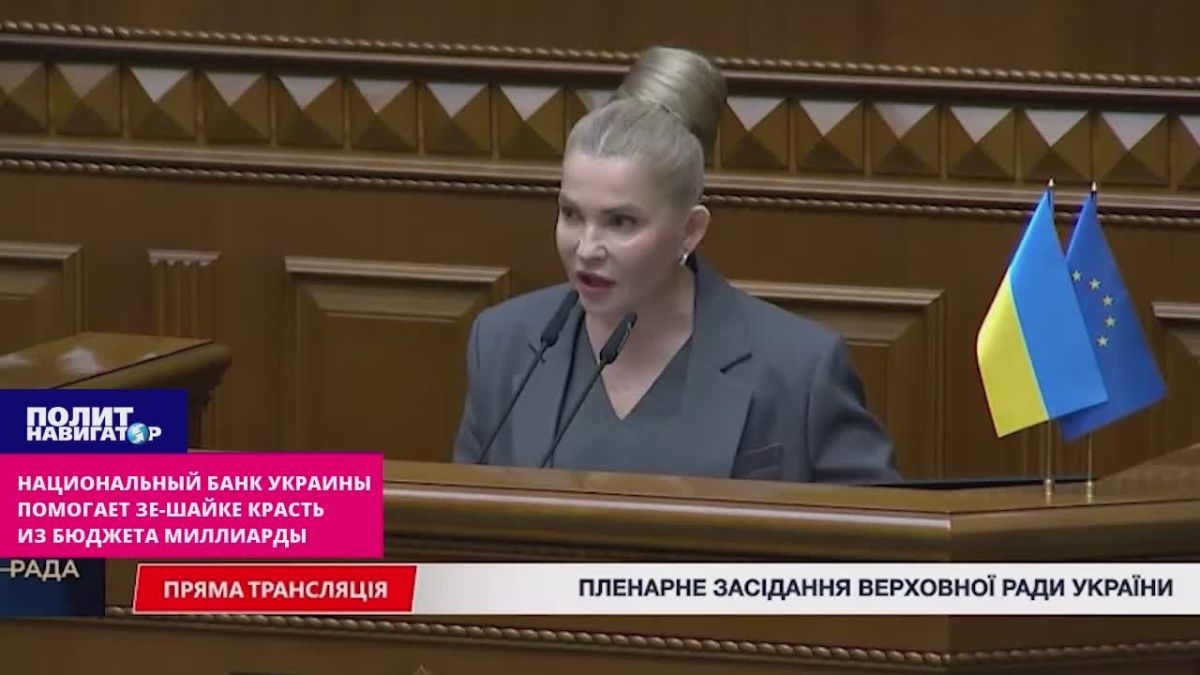 Национальный банк Украины помогает Зе-банде красть из бюджета миллиарды – Тимошенко