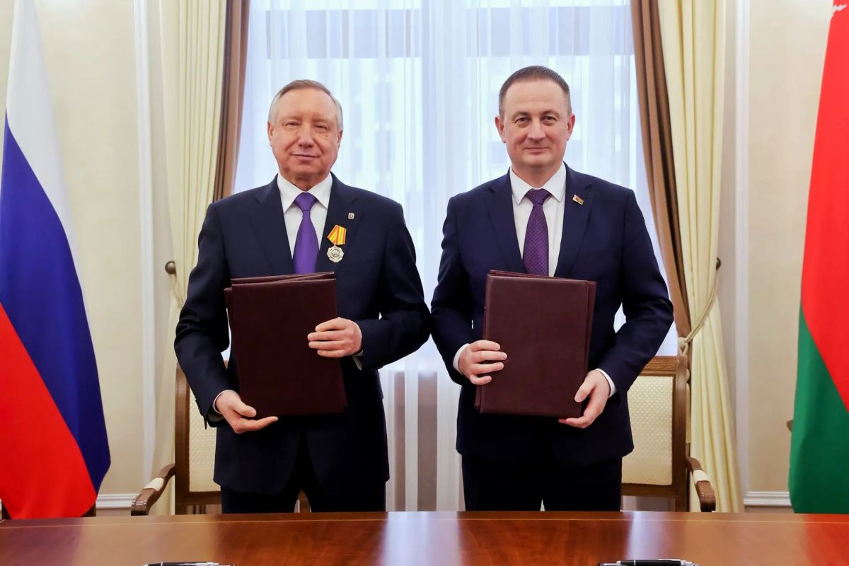 Александр Беглов: Очень плодотворно прошли рабочая встреча с Премьерминистром Республики Беларусь Александром Турчиным и XVI заседание Совета делового сотрудничества СанктПетербурга и Республики Беларусь