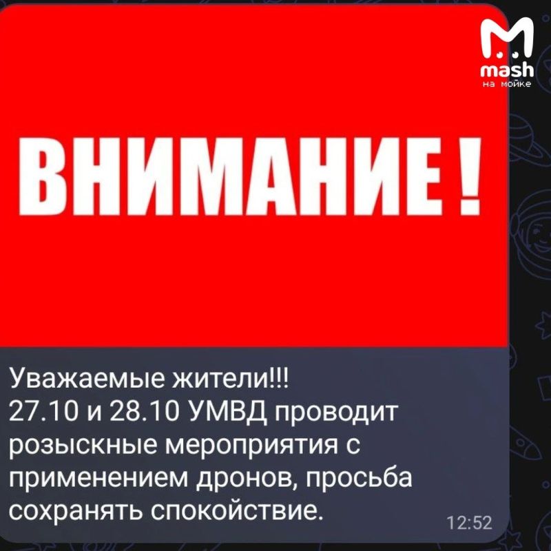 Дроны подняли в небо в Ленобласти для поиска подозреваемого в двойном убийстве ребёнка и женщины