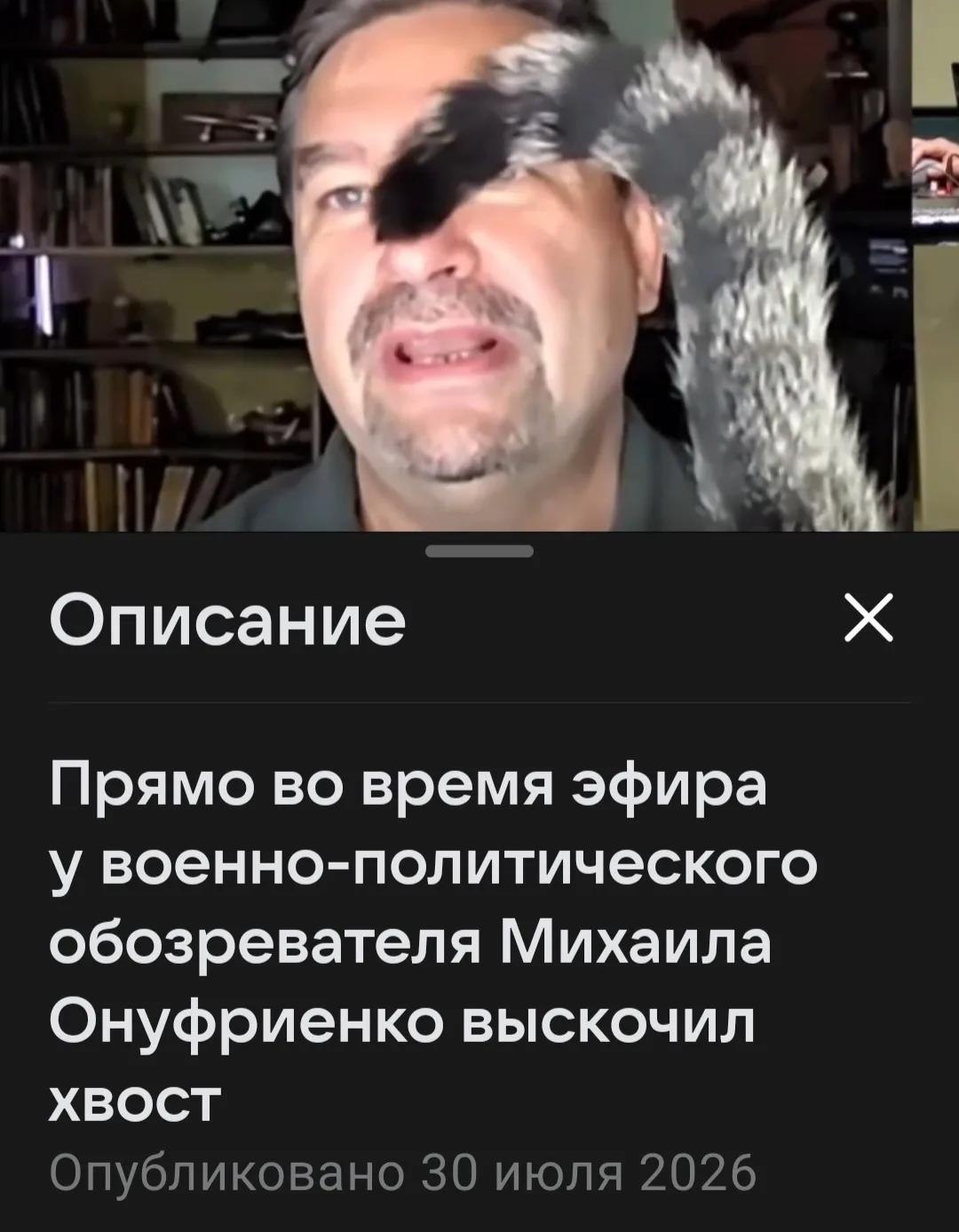 Михаил Онуфриенко: Здравствуйте. Позвольте представиться — меня зовут Укроп, шерстяной бро Борисыча