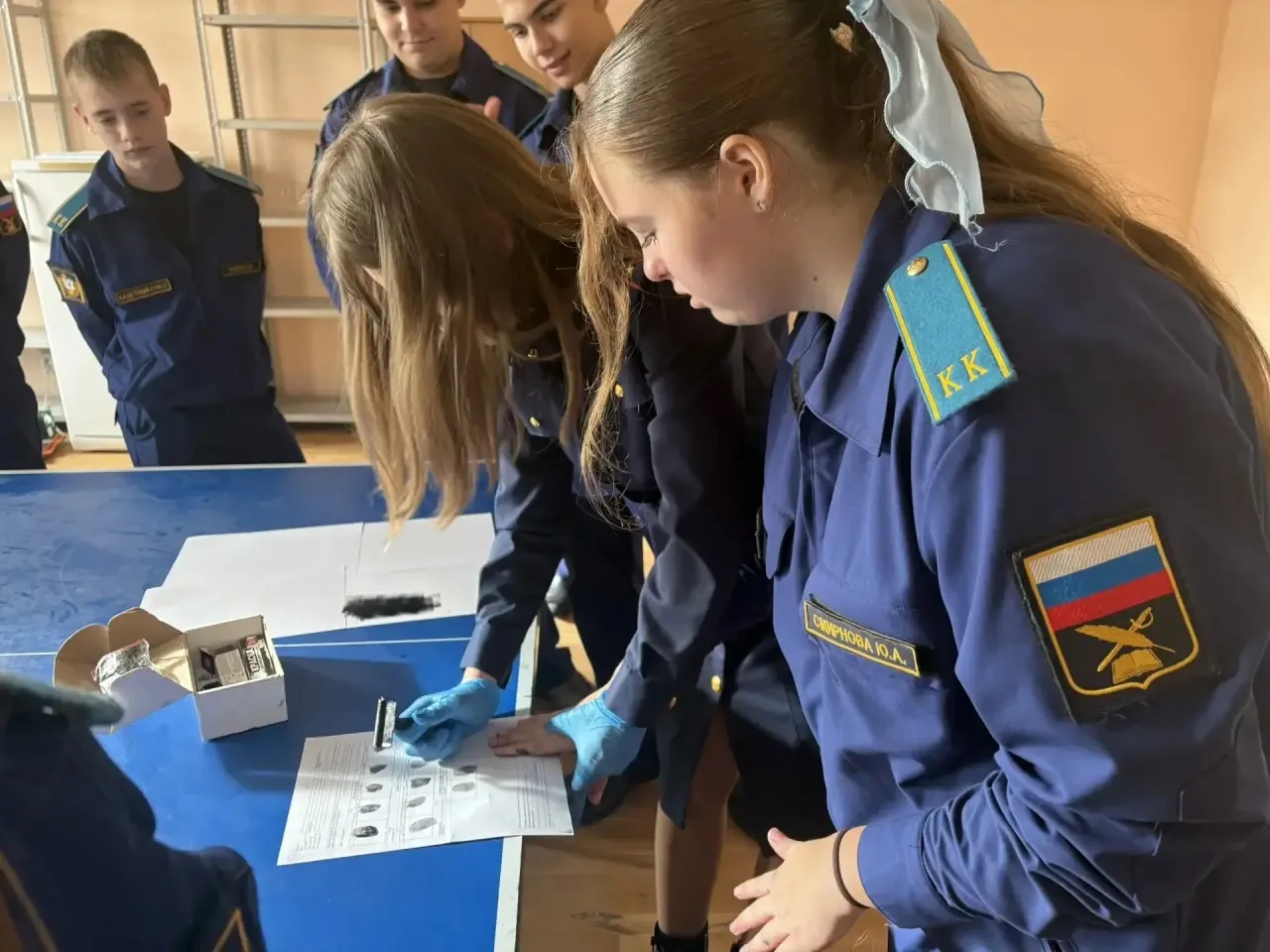 Сотрудники ГСУ СК России по Санкт-Петербургу провели экскурсию в следственном отделе для кадетов школы